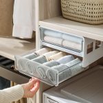 submatches Under Desk Drawer Organizer Slide Out, Hidden Self- adhesive Under Desk Storage Drawer with 2 Layers, Add a Drawer Under Table Storage Pencil Drawer for Office/Classroom/Home, White - Image 4